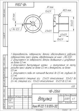 ЧВ-2066 Втулка (обезл)
